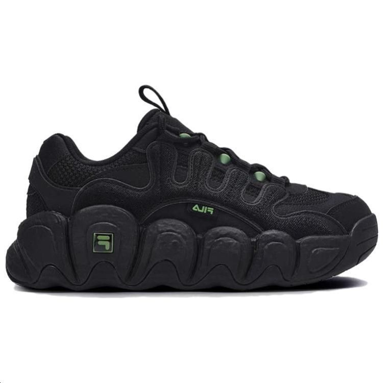 FILA Croissant Comfortable Versatile Breathable Low-Top Dad Shoes Men sneaker Black F12M342103FIB