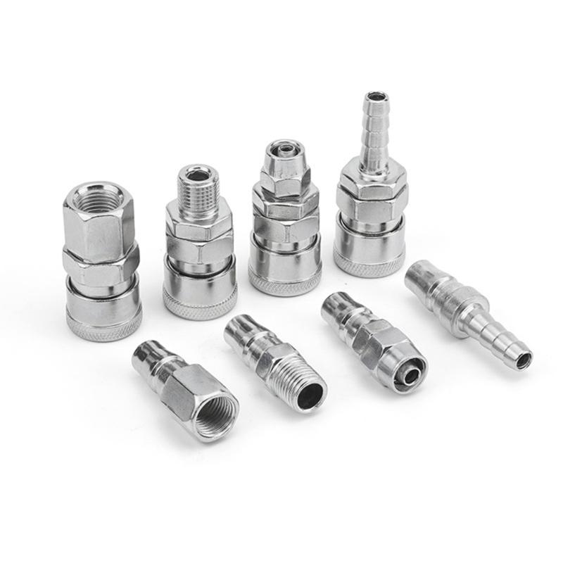 High Performances C Type Quick Connector For Air Tool Crafted From Wear Resistant Iron Ideal For Various Applications