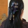 Plastic Butterfly Hair Claw Flower Tassel Large Shark Clip Fashion Hair Grab Clip  Formal Occasions