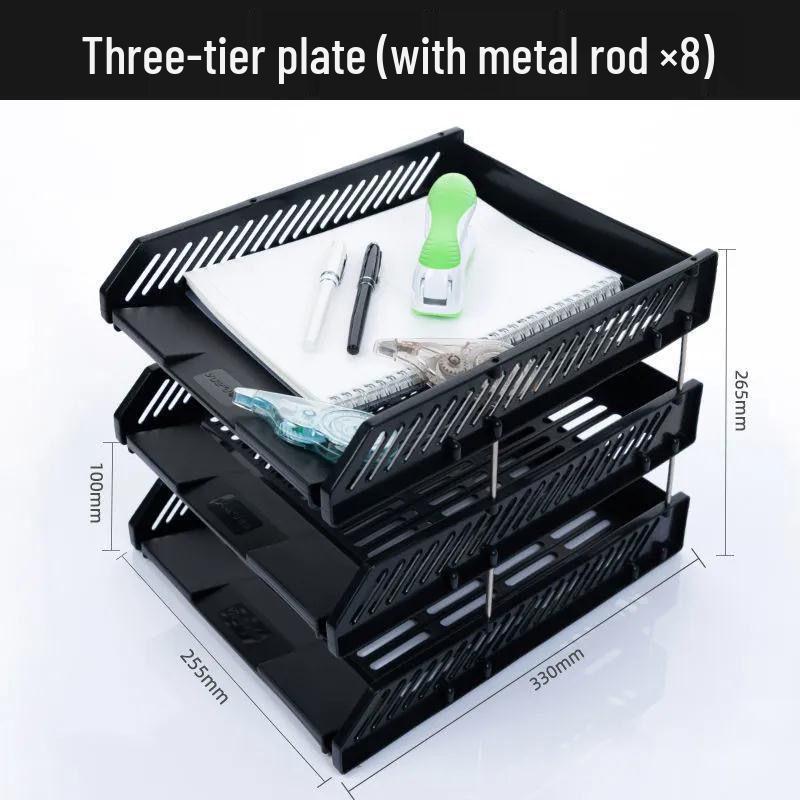 Student Desk Organizer: File Rack, Storage Tray & Book Stand