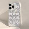 Cute Black Cat Phone Case For iPhone 17 Air Case iPhone17 16 15 11 12 13 14 Pro Max Plus Laser Silver Feather Texture Shockproof Cover