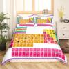 Tavola periodica degli elementi chimici Copripiumino Scienza chimica Set copripiumino a tre pezzi Decorazione camera da letto