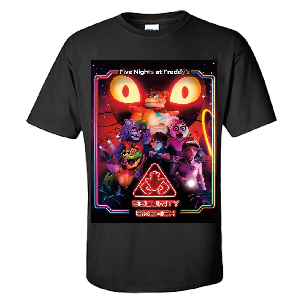 Five Nights At Freddys T Shirt FNAF Security Breach S-XXXL