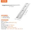 72" X 15" Aluminum Ramps 6000 LBS Capacity Loading Ramps 2PCS