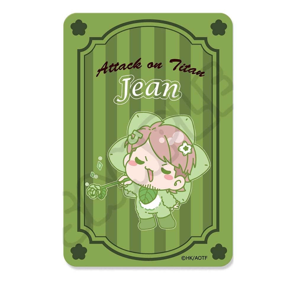 

TV Anime on Titan The Final 14 Clear Card Sticker M SD Attack Season Vol. [Jean]