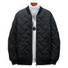Men's Cotton-padded Clothes, Winter Thickened Thermal Jacket, Cotton-padded Clothes, Solid Color Stand-up Neck Cotton-padded Clothes, Korean