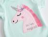 2025 Korean Style Summer Baby Girl Bodysuit Set - 3-Piece Newborn Rompers
