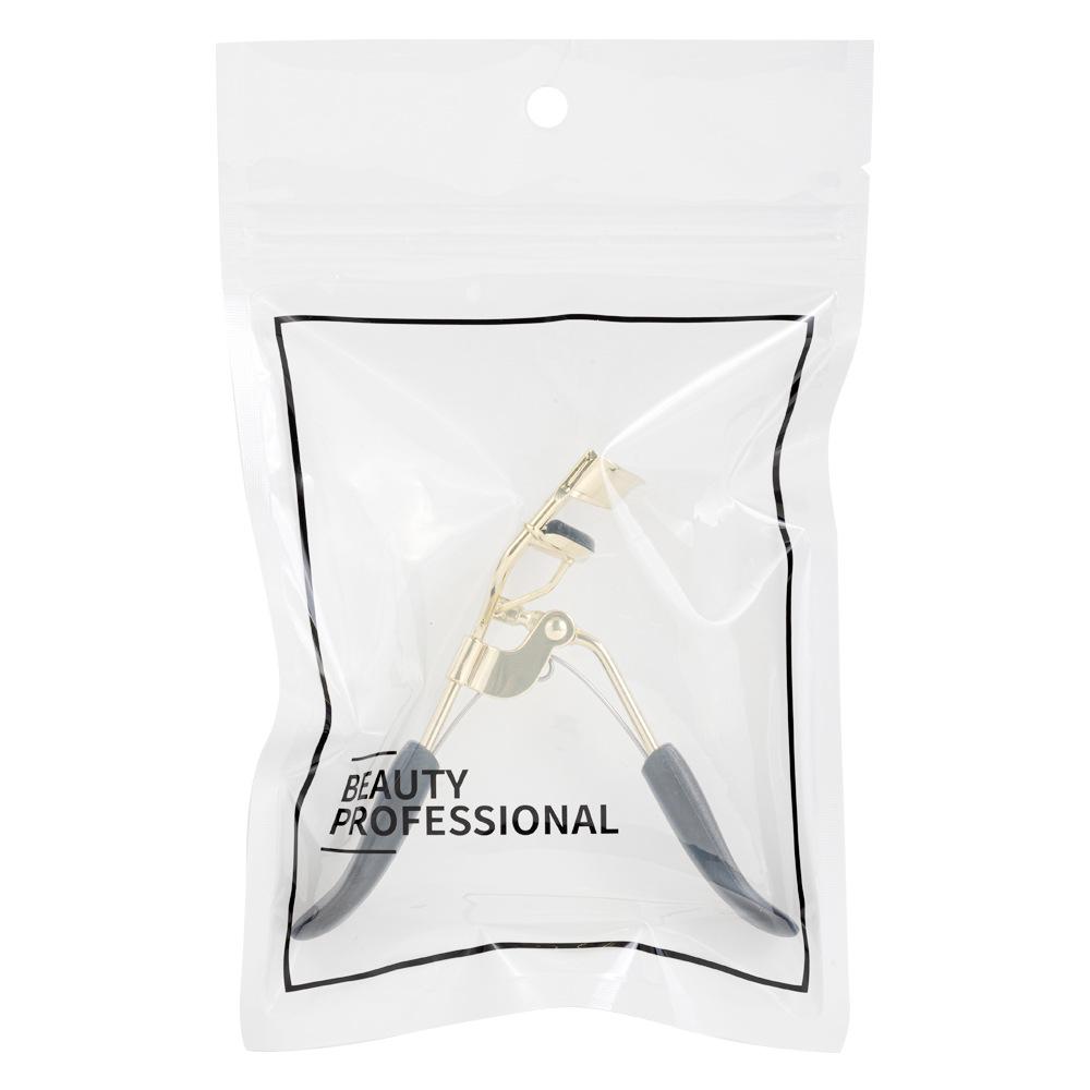 Max&Meet A4 Chrome-Plated Eyelash Curler with Plastic Handle - Korean Beauty Tool for Perfect Lash Shaping