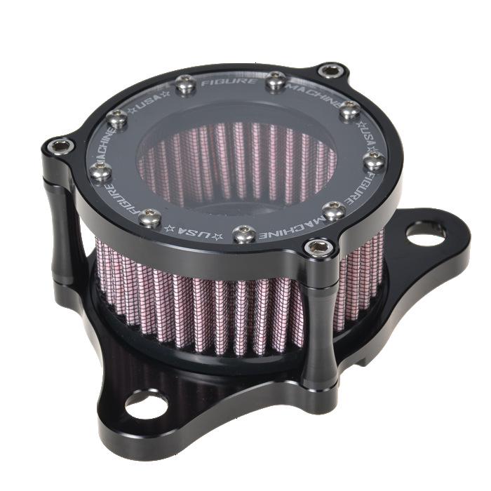 Harley XL883/1200 X48 Retro Aluminum Glass Air Filter Cleaner
