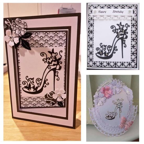 

Милые туфли на каблуках, высечки, декор для скрапбукинга, альбома, сделай сам, трафарет для рукоделия из бумаги серебряный