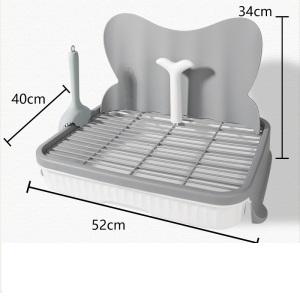 Dog toilet Small medium and large dog toilet Anti-stepping Anti-splashing fixed-point toilet Wholesale of pet toilet supplies