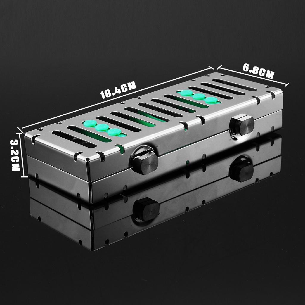 Dental Sterilization Autoclave Cassette Tray Box Rack Rubber Linker Instrument Clinic Disinfection Holder for Surgical