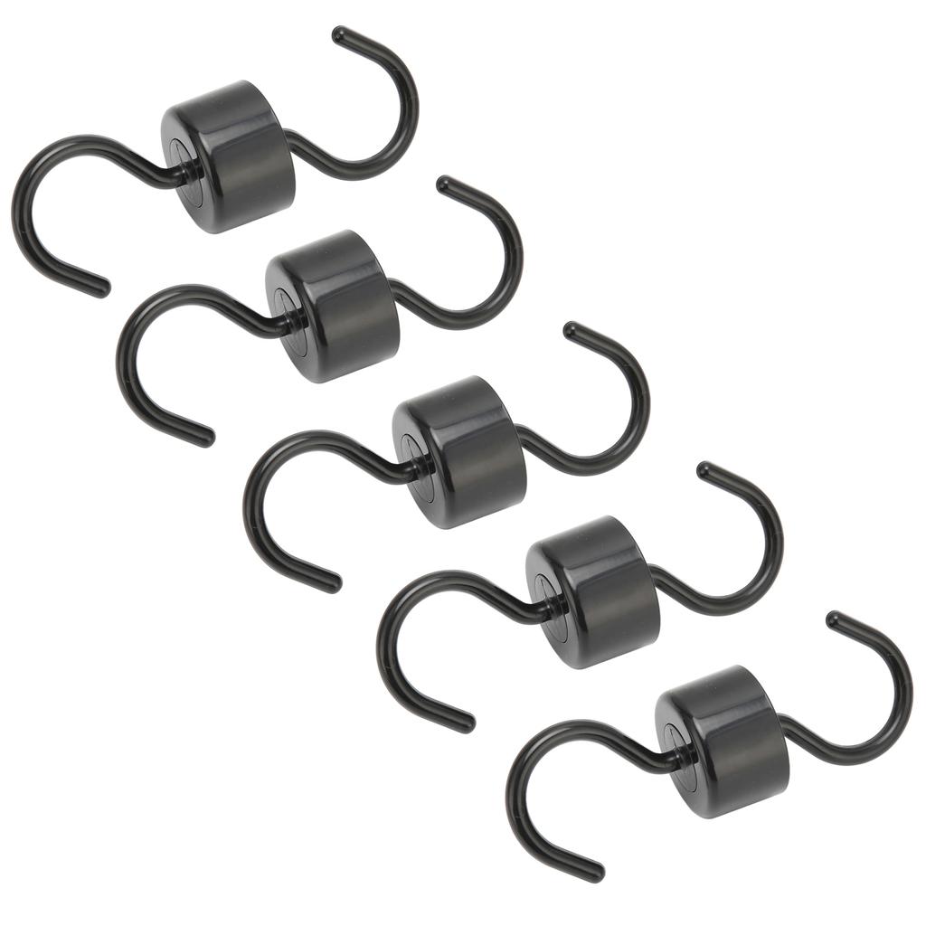5Pcs Bird Feeder Hooks Black ABS Sturdy Easy Install Beautiful Ant Prevention Hooks for Garden