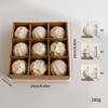 9/16pcs 6/8cm Christmas Ball Decoration Set Colorful Ornaments For Festive Trees Christmas Party Decorations