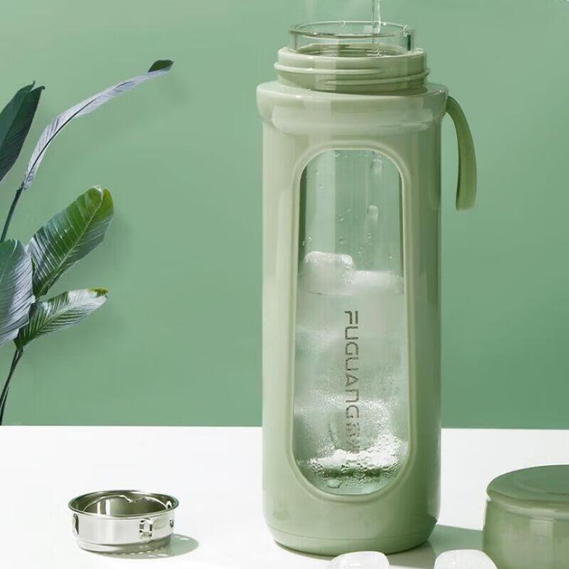 Fuguang Double Wall Borosilicate Glass Water Bottle