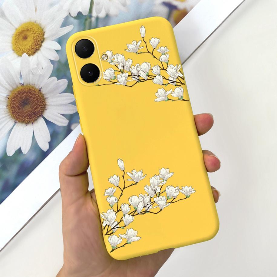 For Samsung Galaxy A05S 2023 Case Fashion Flower Soft Back Cover For Samsung A04 A04S A05 A05S SM-A057F Shockproof Silicone Capa
