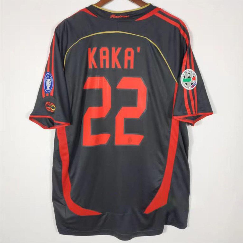 Arsenal '05-'06, Liverpool '06-'07 & AC Mailand Kaka, Henry & Gerrard Retro Trikot Kurzarm