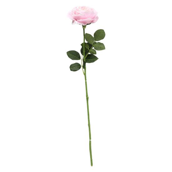 Real Touch Artificial Rose Flower 24.8" Long Stem Fake Rose Flower Realistic Big Bloom Rose Bouquet for Wedding Party Floral Arrangement Vase Decor