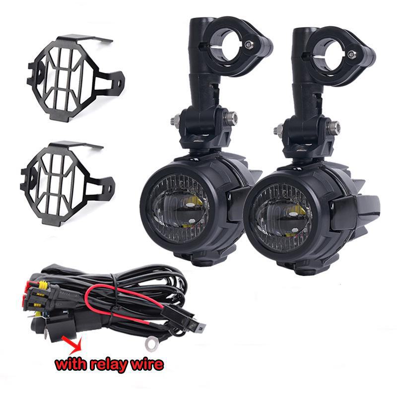 5-Light 40W LED Motorcycle Spotlight for Electric Cars - Ultra Bright External Headlight