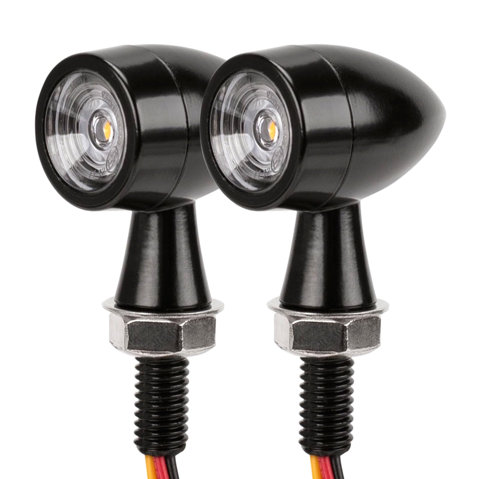 

RACEAST Мотоциклетный указатель поворота, Светодиодный, Маленький, Универсальный, M8, Мини указатель поворота, Универсальный 12 жёлтый