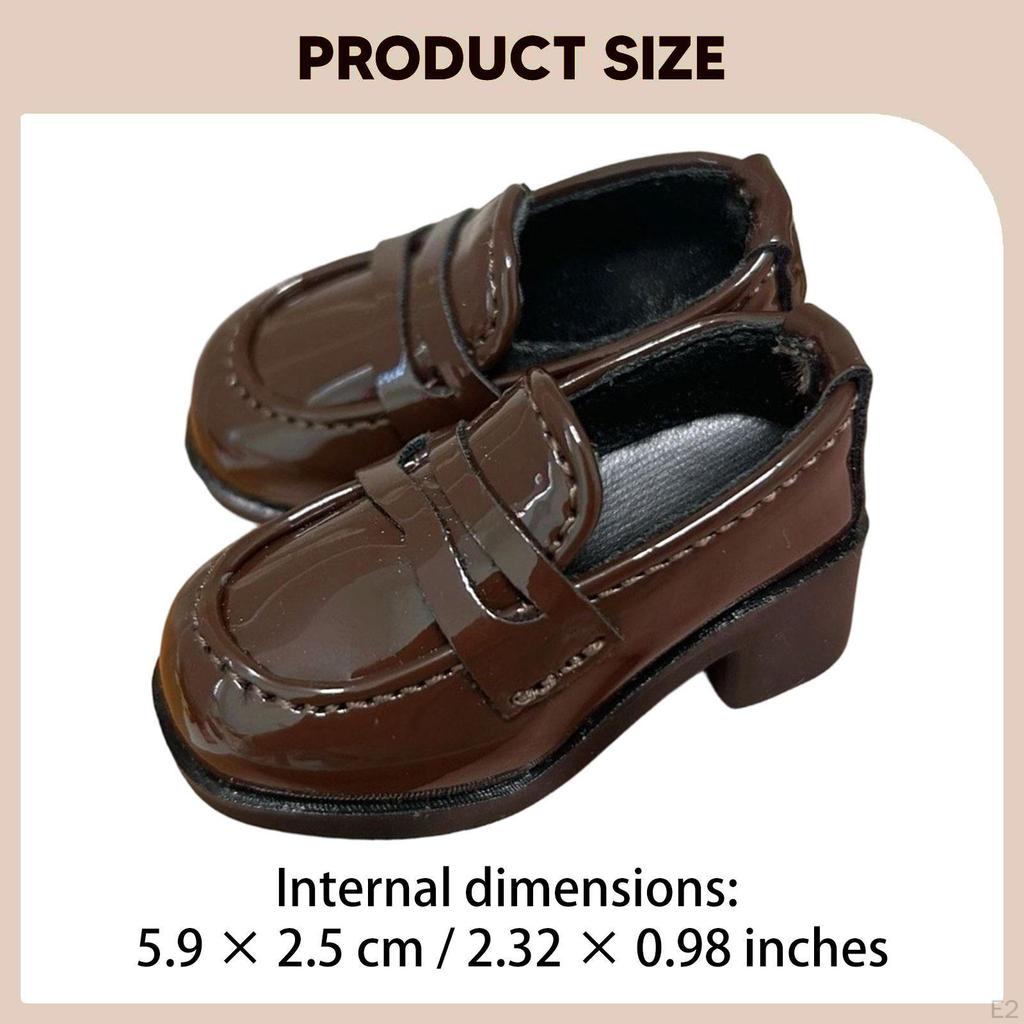 1/4 BJD Doll Shoes 16inch-18inch Collectible Women Action Figures Miniature Model Decoration Loafers