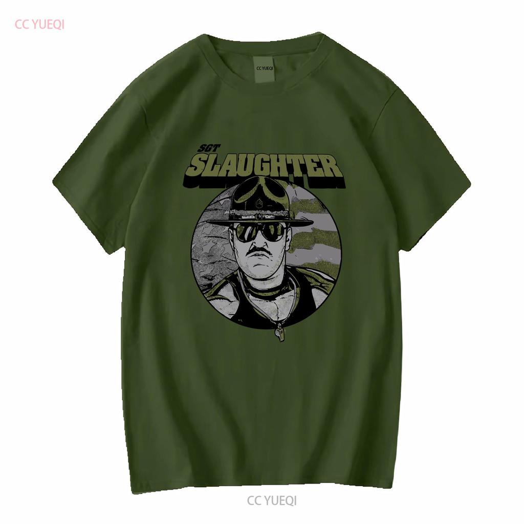 Sgt Slaughter Declare T Shirt S 5XL Vintage Washed Breathable Comfortable Versatile Soft Fashion Slightly Graphic Casual