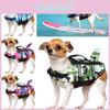 Dog Life Jacket Pet Safety Swimming Camouflage Shark Float  Adjustable  Buoyancy
