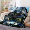 Top Gun Sign Tom Cruise Fighter Soft Flannel Blankets,Throw Blanket Comfortable Blanket for Picnic Beds Sofa Home Bedroom Gifts