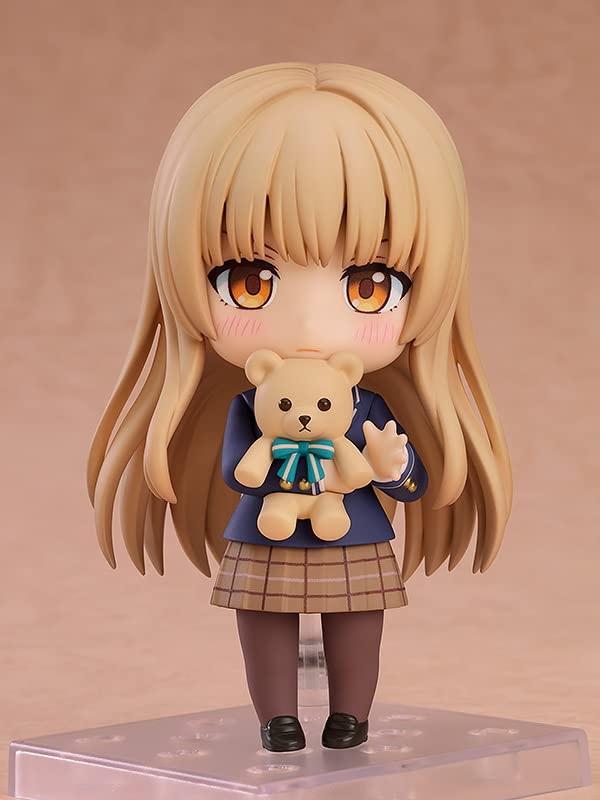 Nendoroid O Anjo da Porta ao Lado me Transformou em uma Pessoa Mahiru Shiina Figura Móvel Pintada de Plástico Não É Boa Não é Escala