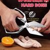 Heavy Duty Multifunctional Stainless Steel Kitchen Scissors Non-Slip Handle Poultry Shears for Chef Home Cooking Preparation