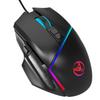 HXSJ Wired Keyboard and Mice Combo with Mice Pad 96 Keys Compact Keyboard with Colorful Lights 4 Adjustable Speeds