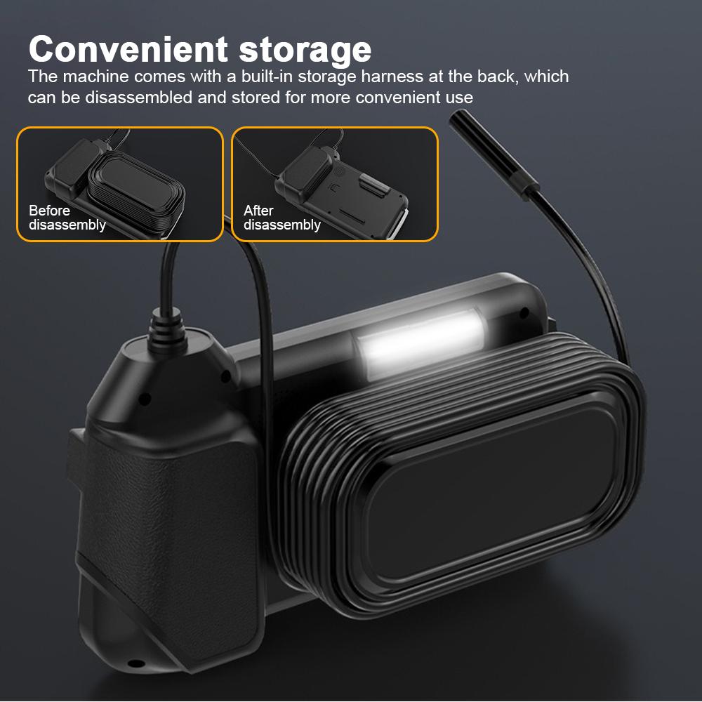 Endoscope Camera With Light 4.3" IPS HD 1080P 8mm IP67 Waterproof Borescope Camera with 6 Adjustable LED Lights for Sewer Car