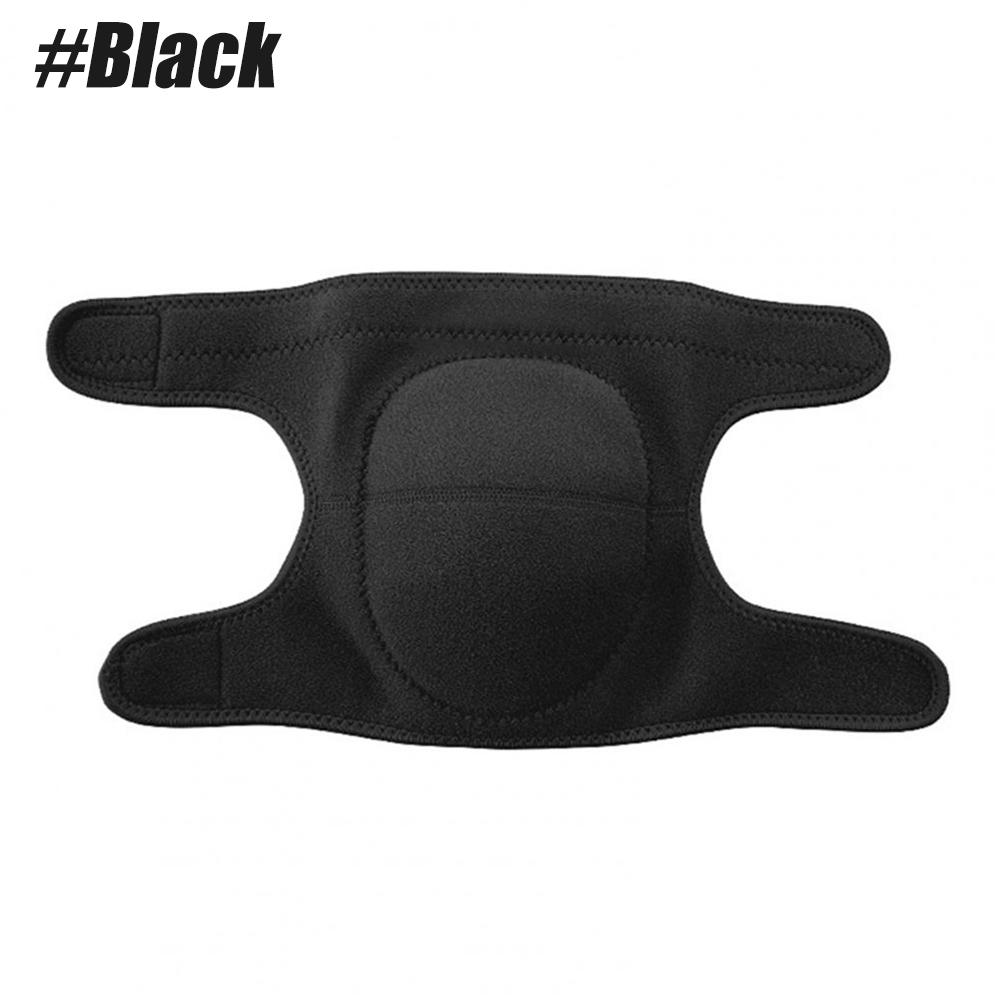 

1 пара наколенников, мягкие наколенники, регулируемый компрессионный рукав для танцев, борьбы, велоспорта, артрита, разрыва мениска M чёрный