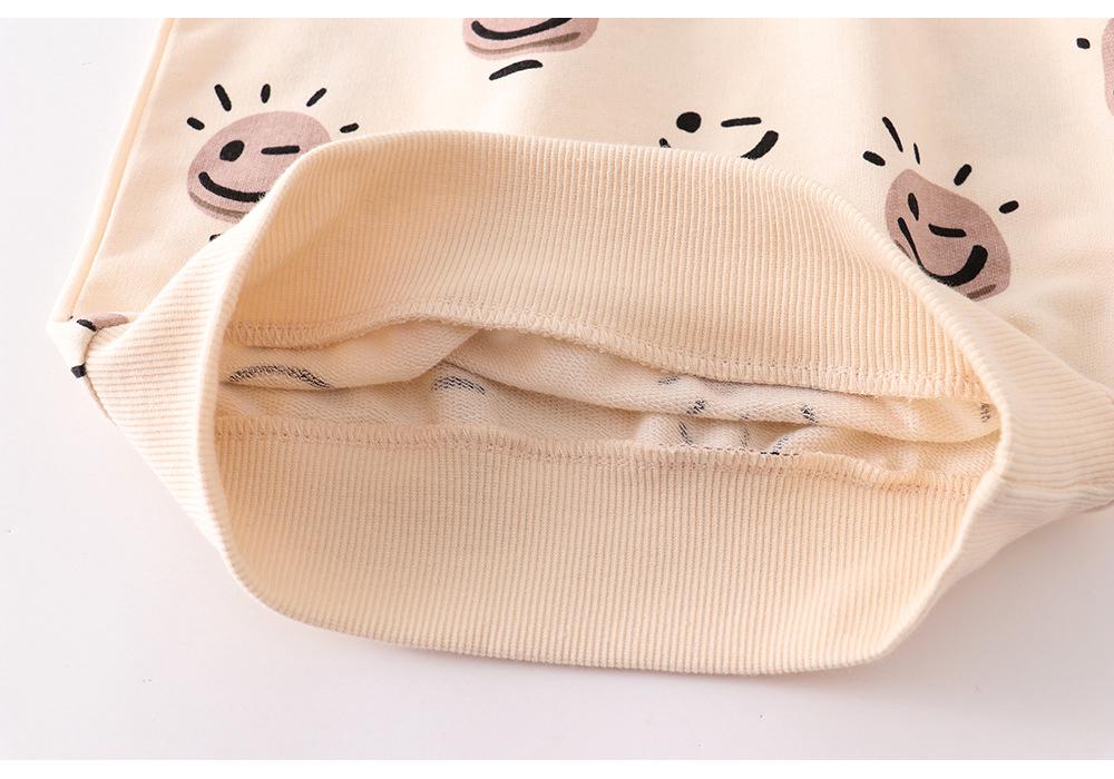 Autumn Cartoon Long-Sleeve Round Neck Sweatshirt for Girls - Casual Cotton Terry Kids' Top