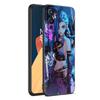 Arcane Jinx Anime Black Silicone Phone Case For OnePlus 9 10 11 12 ACE 2V Pro 9RT 10T 10R Nord CE 2 3 Lite N10 N20 N30 5G
