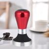 58mm Adjustable Height Stainless Steel Coffee Powder Tamper with Handle for Coffee Machine Red