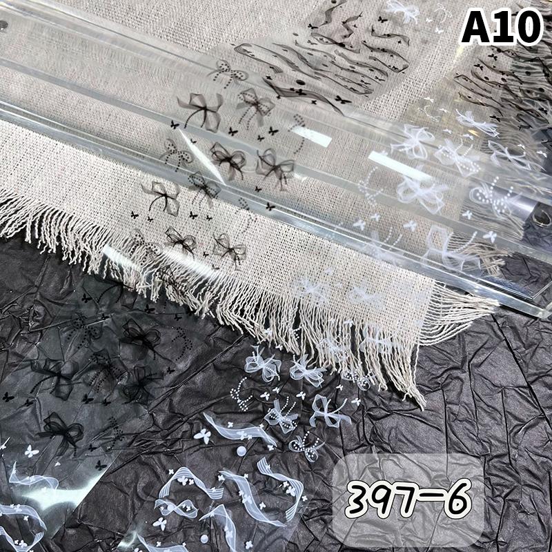 Vlinder Bloem Strik Nagellak Transfer Folie Papier 50cm voor Doe-het-zelf Manicure Thuisgebruik Decoraties