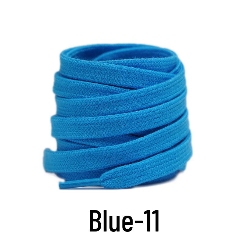 Double-Layer Cotton Shoelaces for Sports, Casual, Skate, and White Shoes