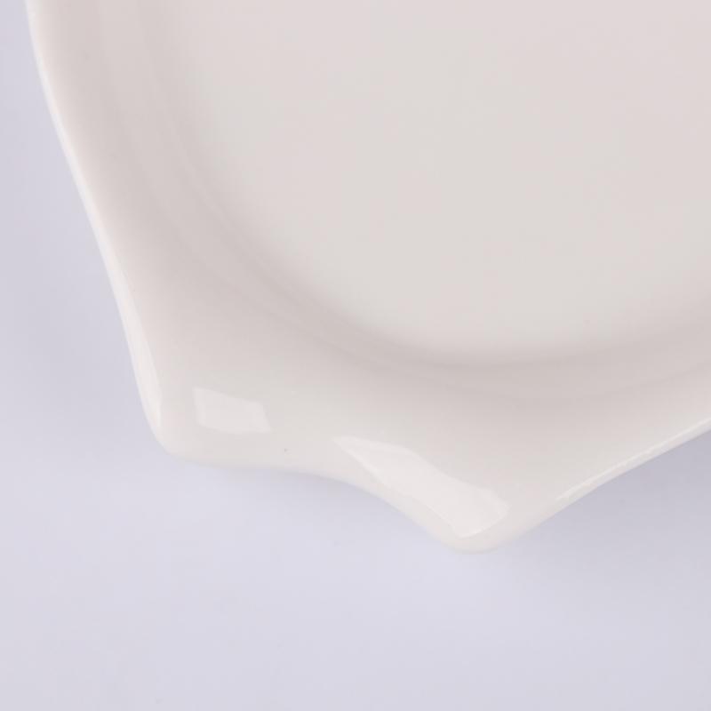 Víceúčelová keramická podložka na lžíci, bílá držák na lžíci do domácnosti, držák na kávovou lžičku, kuchyňské náčiní, stolní nádobí, držák na lžíci