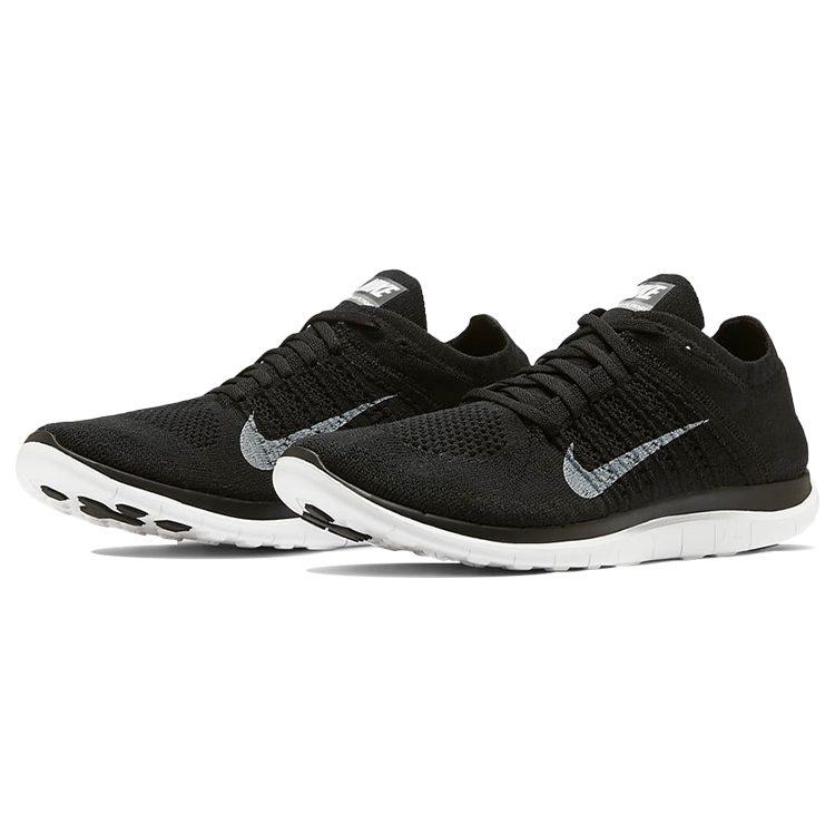 Nike Free 4.0 Flyknit 'Black White Grey' 631053-001