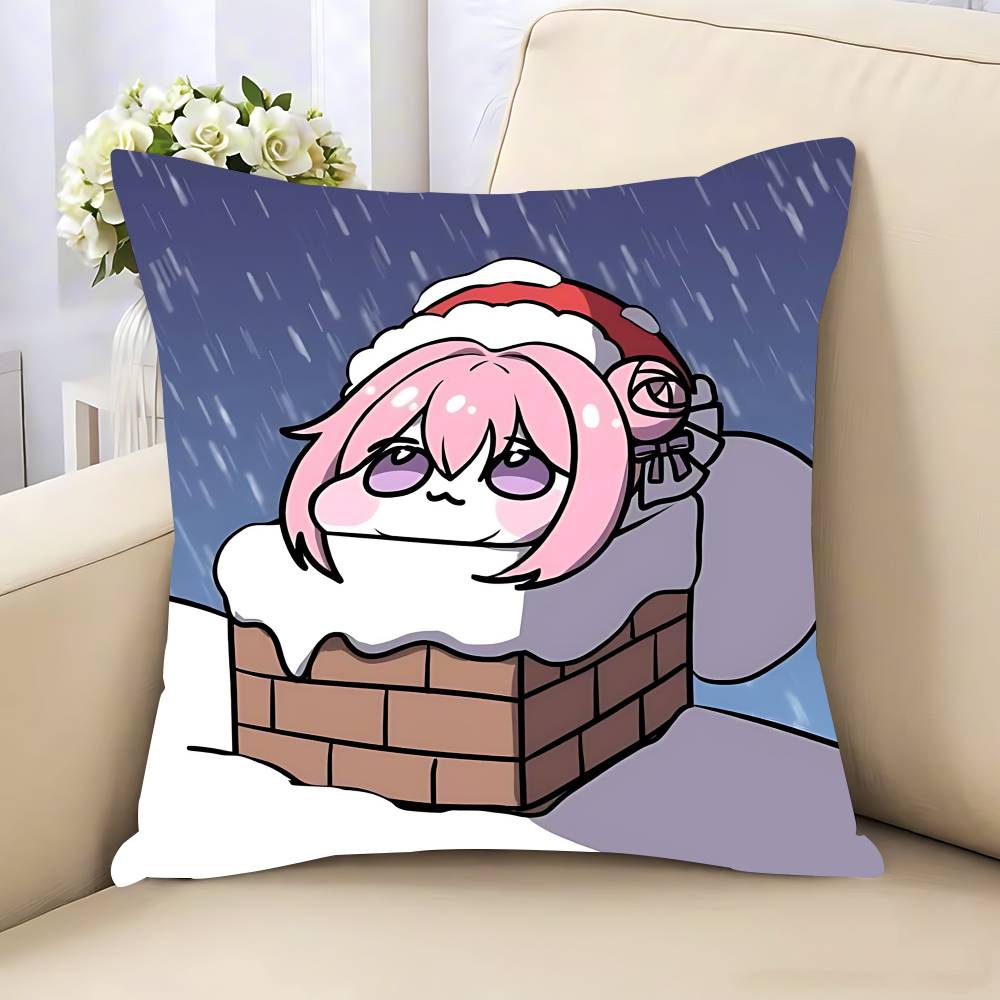 Anime Doro-O Pillow Case Removable Washable Cushion Cover – All-Season Soft Linen