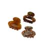 Acetate Floral Mini Claw Clip: Elegant Oval Hollow Design for High Ponytails & Side Styles