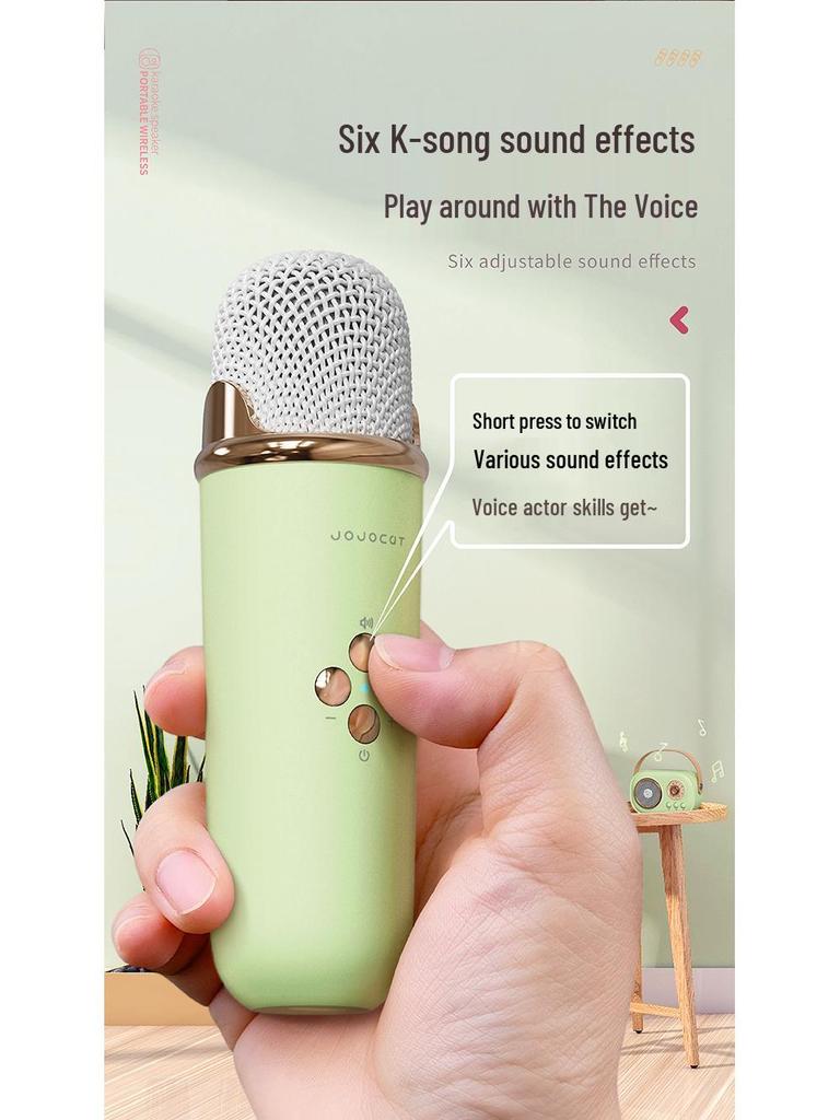 Retro Bluetooth Speaker with Integrated Portable Microphone - Mini Wireless Speaker Gift