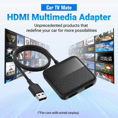 Ottocast Ασύρματο CarPlay/Android Auto + Είσοδος HDMI: AIBOX Λύση Ψυχαγωγίας Αυτοκινήτου