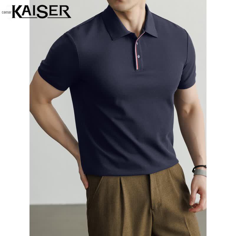 KAISER Men s 32S Long-Staple Cotton Polo Shirt M