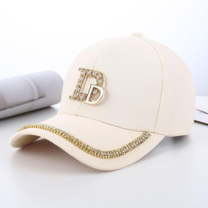 Women Hats Baseball Cap Hats for Women Fashion Outdoor Sport Baseball Cap D Letter Rhinestone Sun Hat Designer Hat Hip Hop