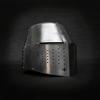 14th Century Great Helmet with Stand Medieval Crusader Knight Steel Armor Helmet for LARP, SCA, Reenactment Cosplay Gift