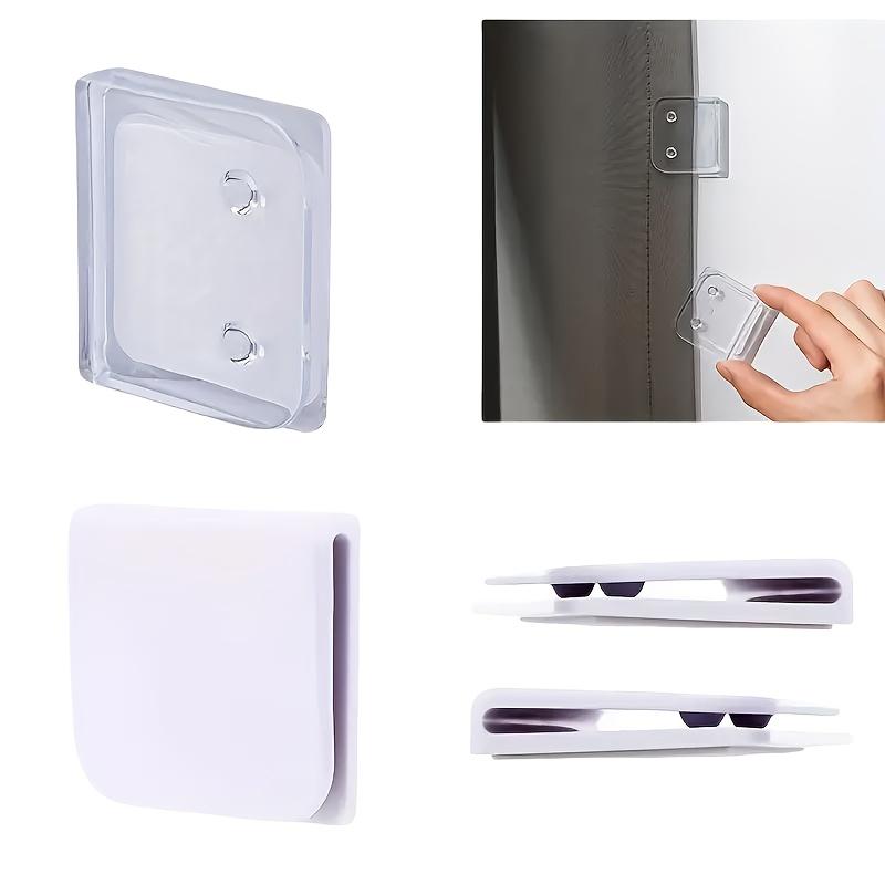 S-1set Multi-purpose Curtain Clip - Transparent Plastic, No Power Required - Very Suitable for Bathrooms and Kitchens