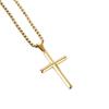 Crucifix Necklace for Women Men Hypoallergenics Titaniums Steel Religious Neckchain Comfortable Wear Faith Jewelry