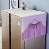 Refrigerator Dust Cover Wear Resistant and Sun Proof Microwave Oven Dust Cover Cloth Modern Minimalist Refrigerator Cover